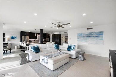 Living area featuring recessed lighting, a ceiling