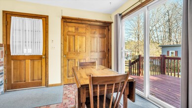 Sliding door to deck
