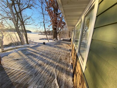 The deck provides breathtaking views out over the 