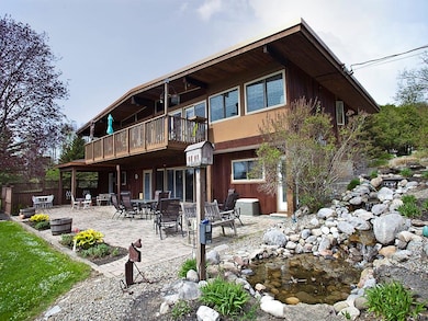 The back exterior shown here with its expansive pa
