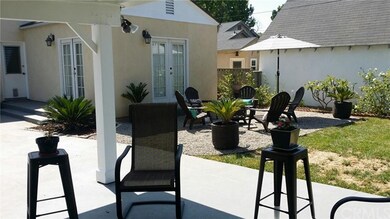 Fire pit area taken from covered patio