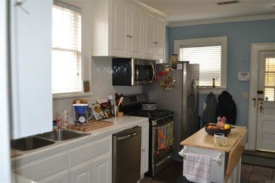 Brand new stainless steel appliances.