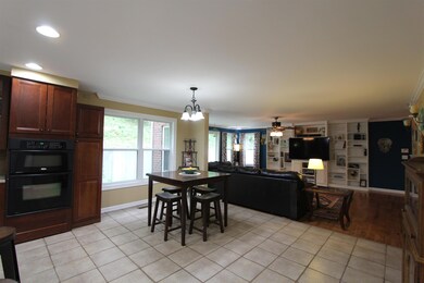 Kitchen has built in appliances including oven, microwave and cook top! So nice!