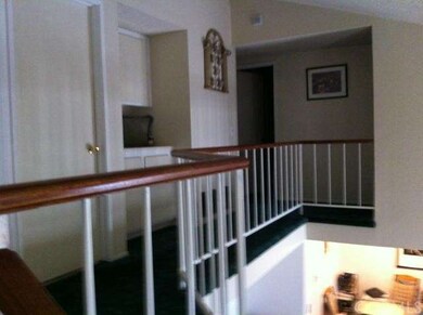Catwalk overlooking Living Room and Dining Area