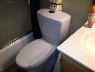 Upgraded toilet in guest bath