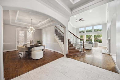 Soaring ceilings, open, and beautifully designed.