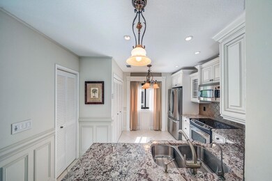 The first door on the left leads to a huge pantry,