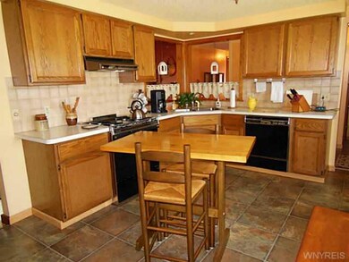 Kitchen. Pass thru to living room & hall way.