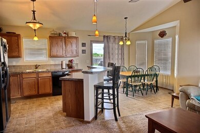Kitchen and Dining Room from Front Door