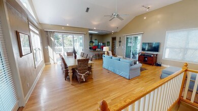 View from top of staircase