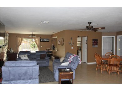 Open Living and Dining Areas