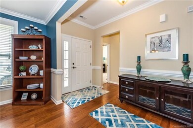 Entryway is open and bright.