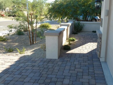 Front Patio, with hand laid pavers