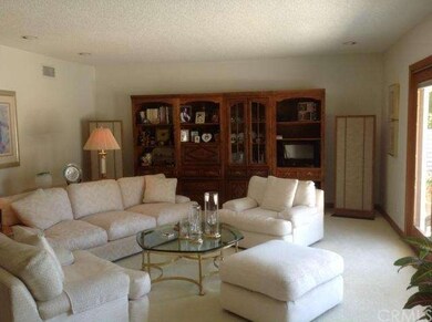 Large living room with fireplace and sliding glass