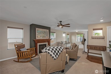 open Living Room and additional sitting area