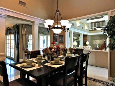 Dining room looking into living room