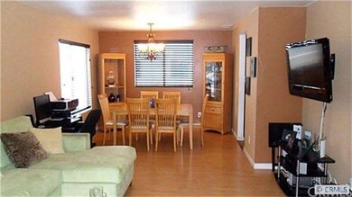 Dining room with new floors
