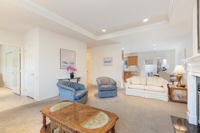 Living Room Opens to Dining Room