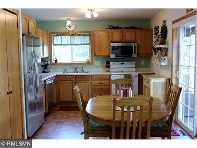 Kitchen and dining are a plus with patio door to d