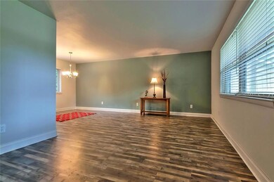 View of Formal Living & Dining Area from Foyer.