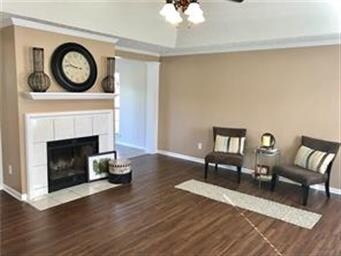Fantastic family room complete with updated light/