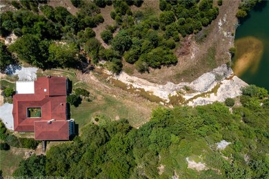 The creek runs though the entire property and dump