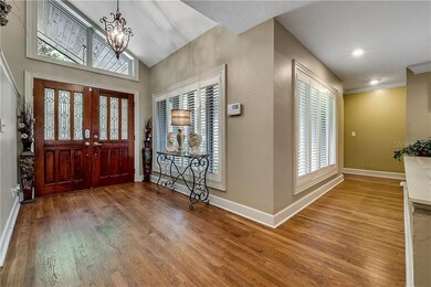 Foyer with Double Entry Doors
