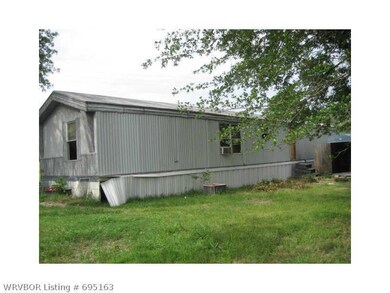 Exterior Back/Side. Single wide exterior