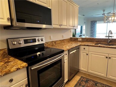 Honed granite countertops.