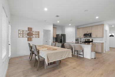 The home gets an abundant amount of natural light!!