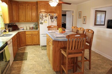 Kitchen with Island Bar