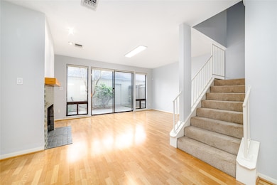 Stairs leading to upstairs bedrooms