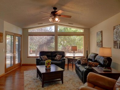 Living Room w/doors to view deck