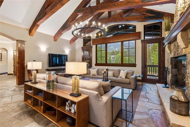 Great Room with gas fireplace and wet bar