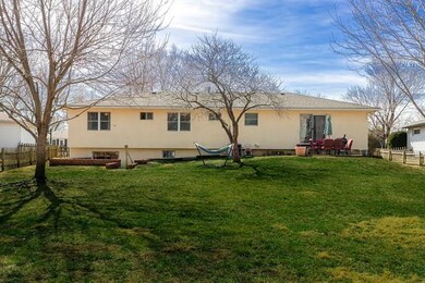 Large, treed backyard.