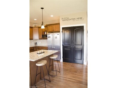 The unique double pantry doors add wonderful perso
