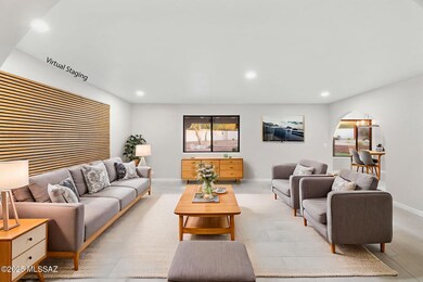 Spacious living room