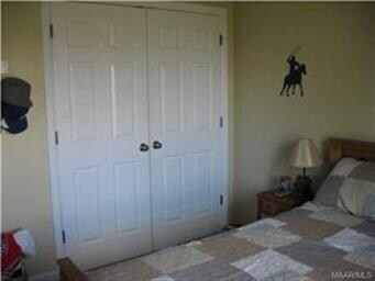 Double doors in two bedrooms