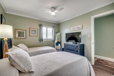 LVP flooring and ceiling fan
