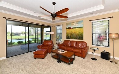 Enter to the spacious great room with triple slide