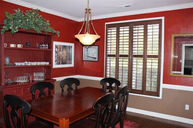 View looing toward front window with custom planta