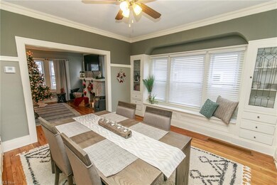 The leaded glass china cabinets are in great shape as is the inviting window seat.
