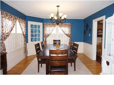 Spacious Formal Dining with Built in Corner Hutche