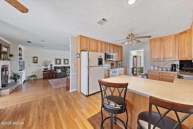 Kitchen into Living Room