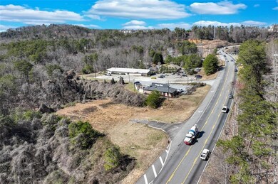 Bird's eye view featuring a wooded view