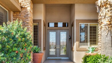 Elegant double door entry