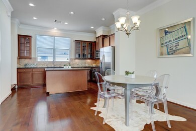 Plenty of space for a dining table and breakfast b