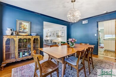 Dining Room with Liv Rm to left and kitchen to rig