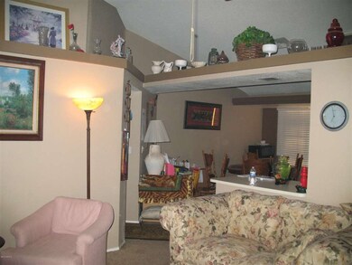 view into kitchen from living room