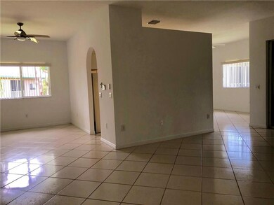 Living room and formal dining room